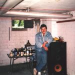 Ich, nach einer Kellerfete 1988