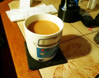 Bulli T2 Kaffee