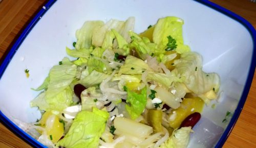 Der Salat aus Resten
