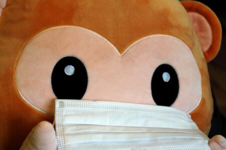 Ein Maskenaffe