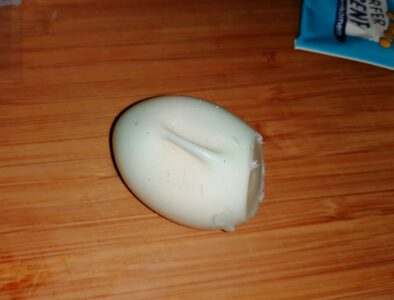 Wer hat das Ei gekniffen?