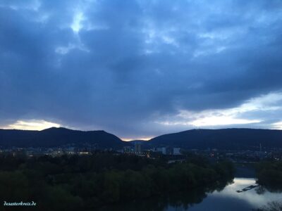 Blick aus einem Internatsfenster