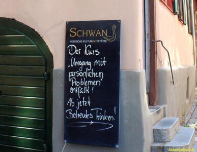Der Kurs "Umgang mit persönlichen Problemen entfällt!" Ab jetzt betreutes Trinken!