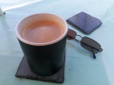 Einfach ein Kaffee im Garten ...