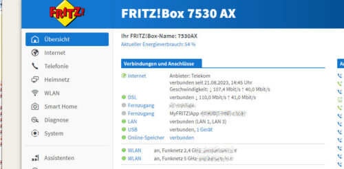 Wenn man endlich wieder online ist!