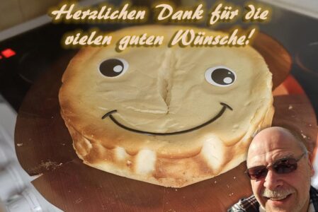 Ein riesiger Dank für die Wünsche