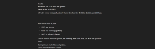 Die KI kann ganze Unternehmen ändern ... ... ist aber zu doof, den Kalender zu lesen!
