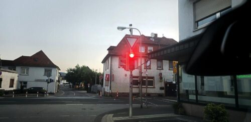 Wenn der Kopf bei rot im Leerlauf ist