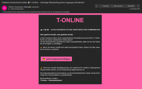 Scheißdreck per Mail - Seht doch hin!