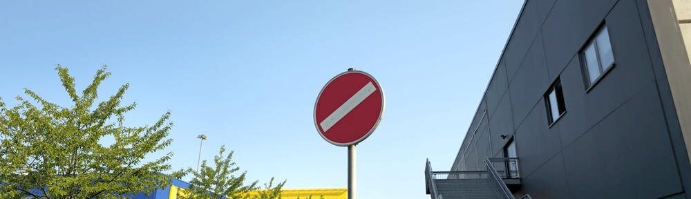 Nicht ganz Verbot der Einfahrt?