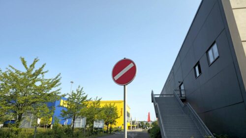 Nicht ganz Verbot der Einfahrt?