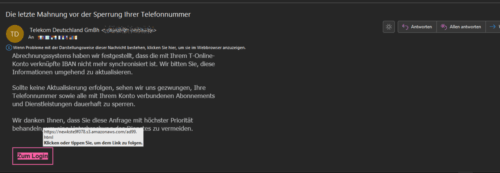 Scheißdreck per Mail