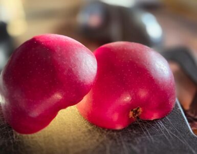Wenn die Sonne den Apfel richtig trifft ;-)