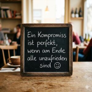 Aufgeschnappt: Kompromisse