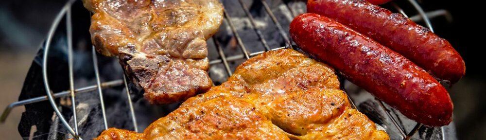 Die ersten Brocken über heißer Holzkohle