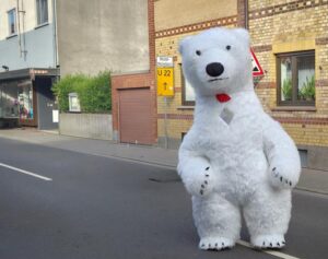 Betrachtet aus dem Desasterkreis: Fürther Nacht mit Eisbär, weil normal ja jeder kann