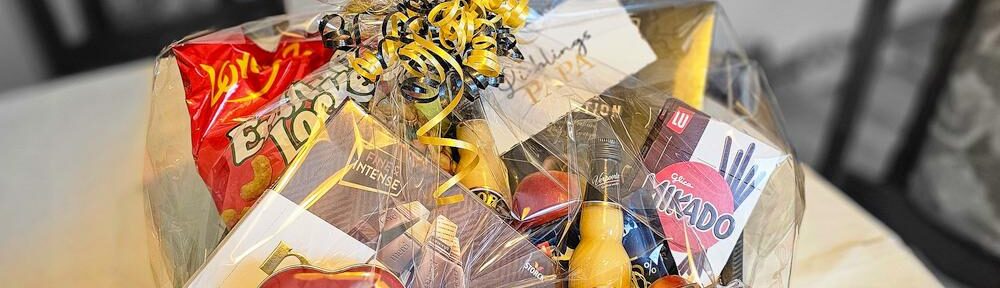 Betrachtet aus dem Desasterkreis: Vatertag in Korbform, nett verpackt und kalorisch völlig unschuldig ;-)