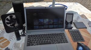 Digitales Arbeiten im Garten 😉