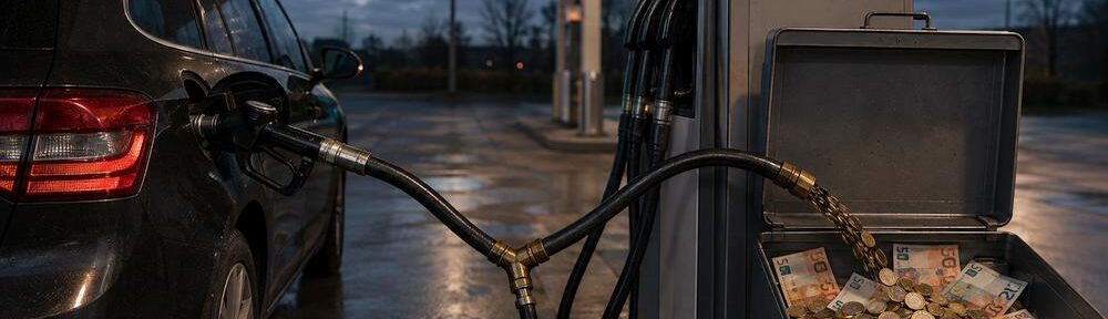 Wenn beim Tanken nicht nur das Auto, sondern gleich auch die staatliche Kasse vollgemacht wird.