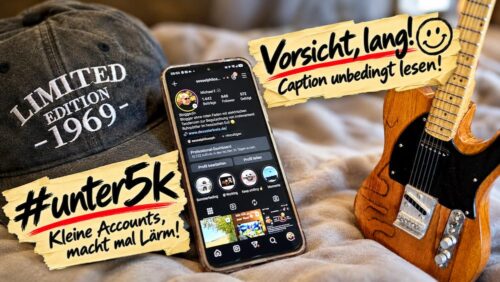 #unter5k: Kleine Instagram-Accounts sollen sich zeigen, ohne Follow4Follow und ohne Pflichtprogramm.
