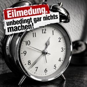 Mach' einfach nix ...